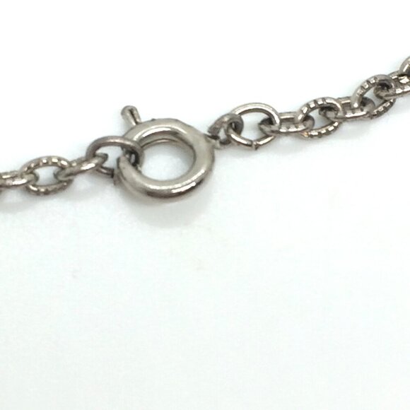 3/$30 VINTAGE SILVER TONE TURQUOISE COLOR PENDANT NECKLACE BOHO STARBURST - Picture 10 of 10